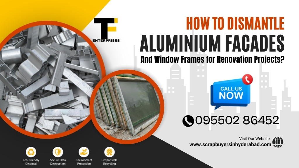 aluminium facade dismantling