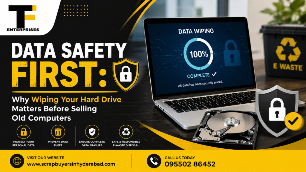 Data Safety First: Why Wiping Your Hard Drive Matters Before Selling Old Computers
